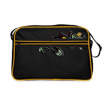 Tribal - Retro Bag - black/gold - Front