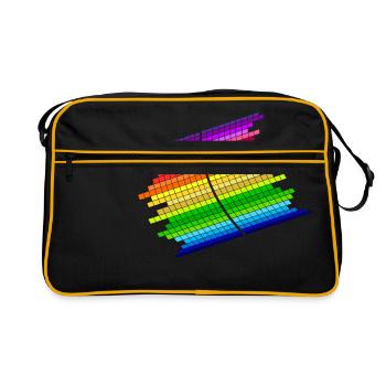 RainBow Equalizer - Retro Bag - black/gold - Front