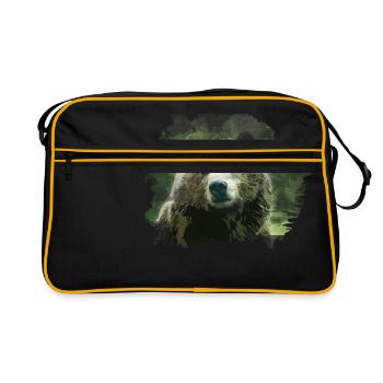 bear - Retro Bag - black/gold - Front