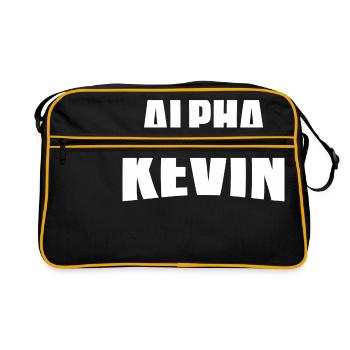 Alpha Kevin - Retro Bag - black/gold - Front