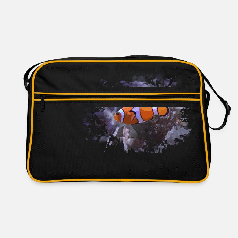 Fisch Clownfisch Retro Tasche