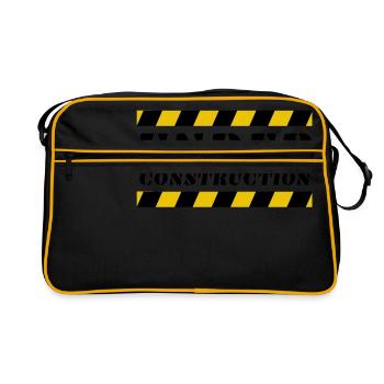 Under Construction - Retro Bag - black/gold - Front