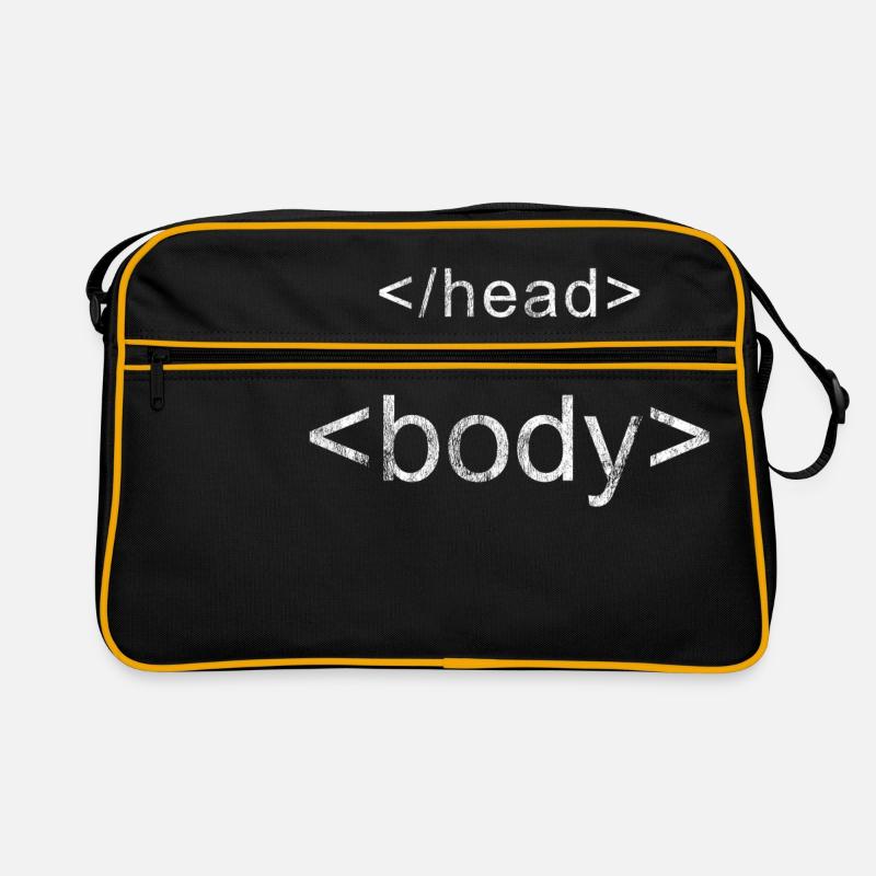Programmierer Shirt Programmieren Retro Tasche