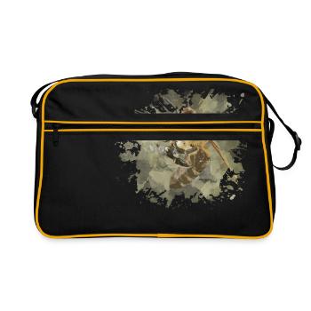 bee - Retro Bag - black/gold - Front