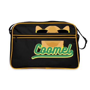 Mignon Camel 3 04 - Sac Retro - noir/or - Devant