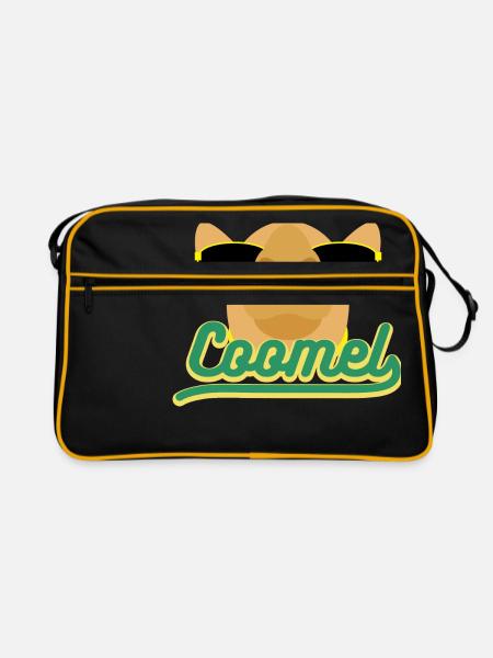 Cute Camel 3 04 - Retro Bag - black/gold - Front
