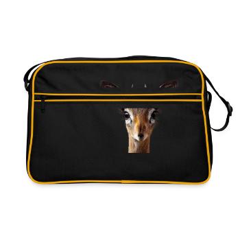 Antelope, Dik - Retro Bag - black/gold - Front