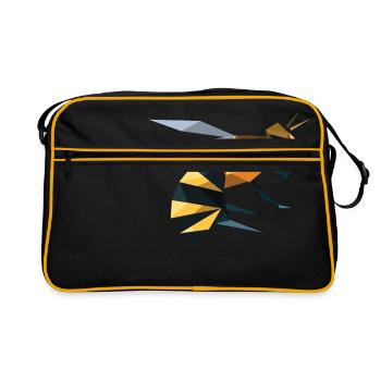 Hornet - Retro Bag - black/gold - Front