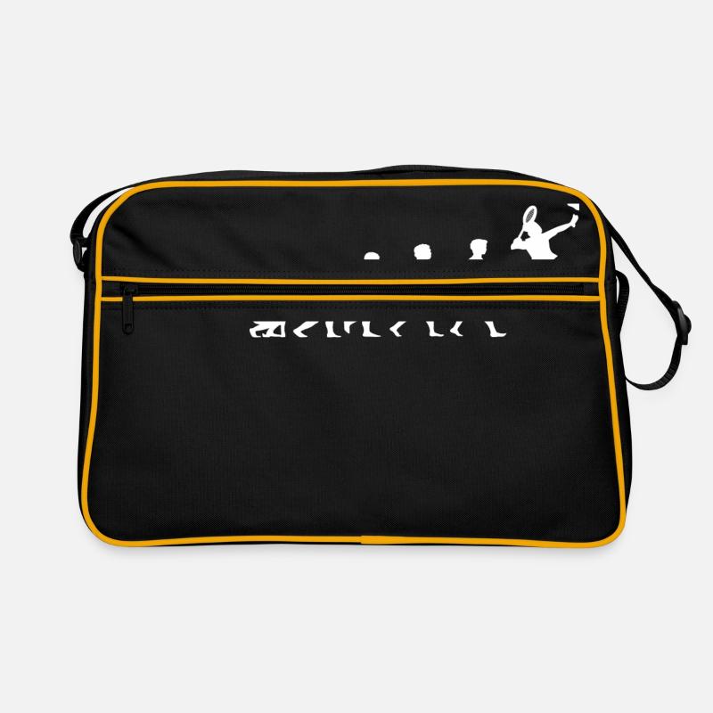 Evolution Badminton Federball Shuttlecock Spieler Retro Tasche