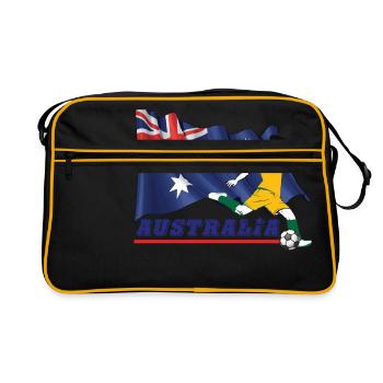 Championnat du monde de football amateur en Australie - Sac Retro - noir/or - Devant