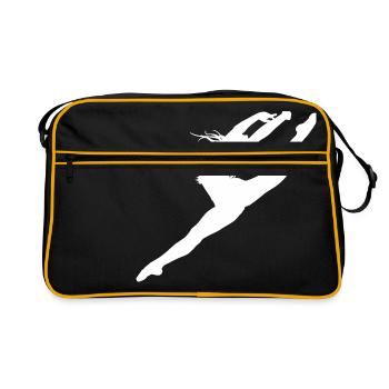 Ballerina Ballet Danse Danseuse Danse - Sac Retro - noir/or - Devant