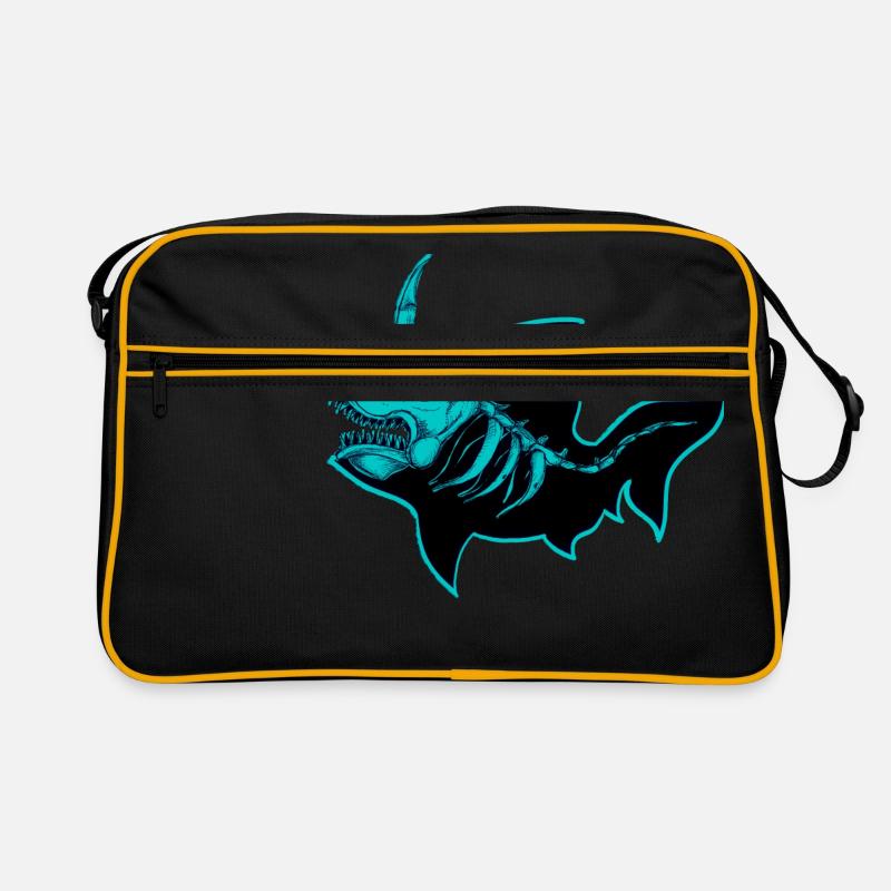Hai - Retro Tasche - Schwarz/Gold