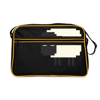 Mouton 8 bits - Sac Retro - noir/or - Devant