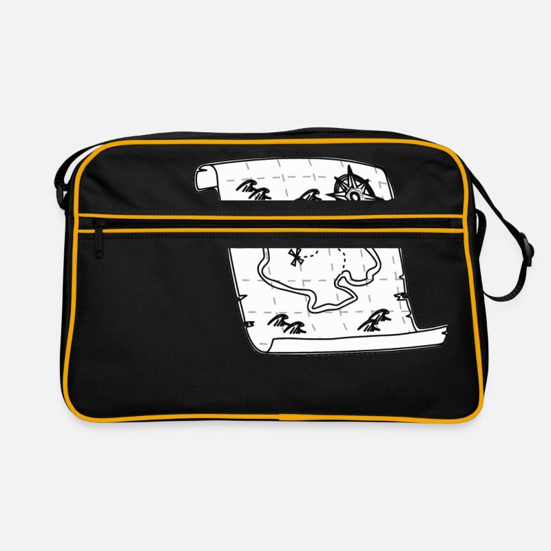 treasure map Retro Bag