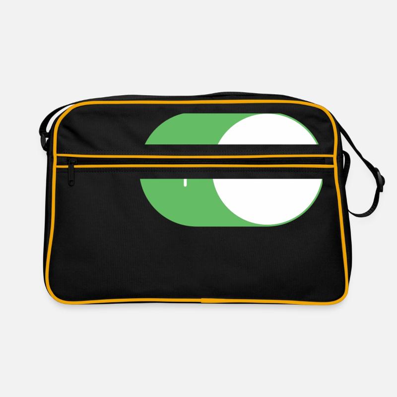 Interrupteurs à /sortie on/off - Sac Retro - noir/or