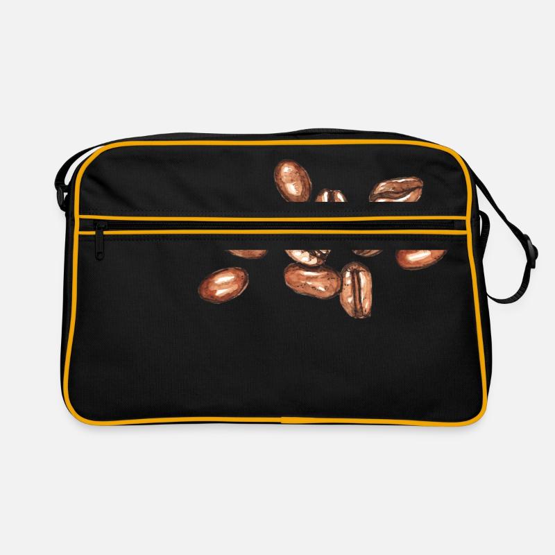 Kaffeebohnen Retro Tasche