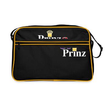 Prince & Prince 2 - Retro Bag - black/gold - Front