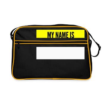 Mon nom est Mon nom est le nom - Sac Retro - noir/or - Devant