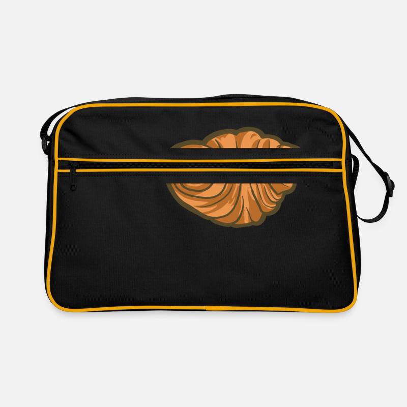 Fanzbrötchen - Retro Tasche - Schwarz/Gold