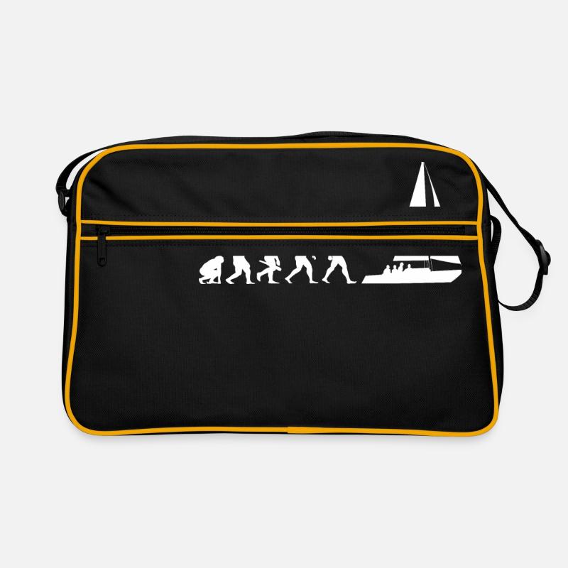 Evolution Segeln Segelboot Segelschiff Retro Tasche