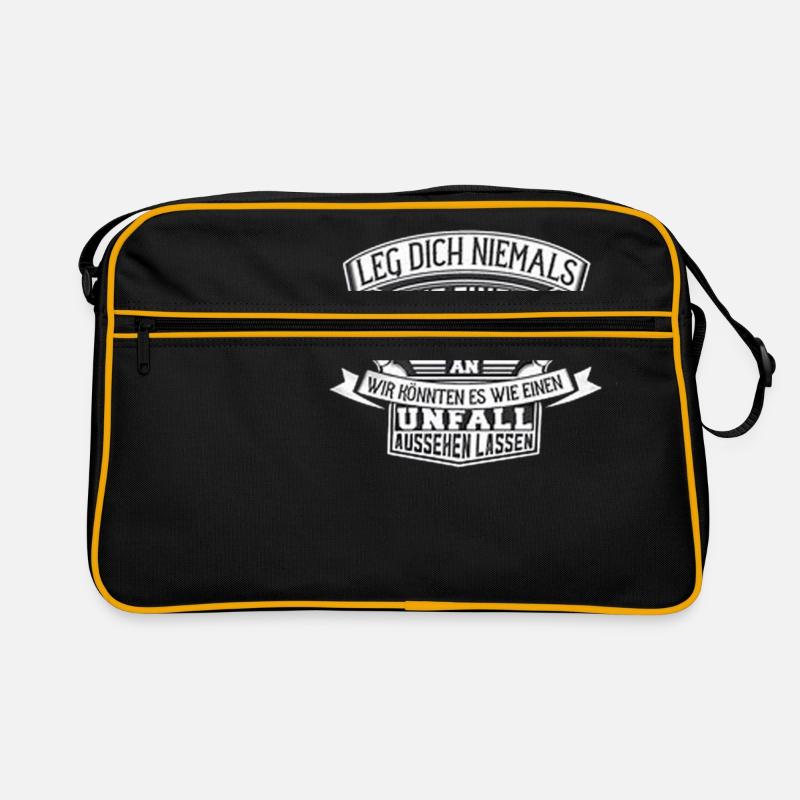 Mechaniker - Retro Tasche - Schwarz/Gold