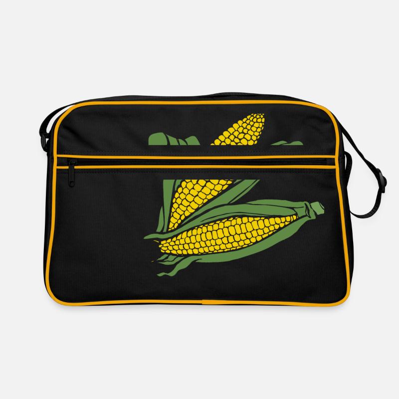 Mais - Retro Tasche - Schwarz/Gold