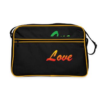 Un amour - Sac Retro - noir/or - Devant