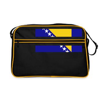 Bosnie-Herzégovine - Sac Retro - noir/or - Devant