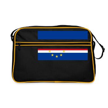 Cape Verde flag - Retro Bag - black/gold - Front