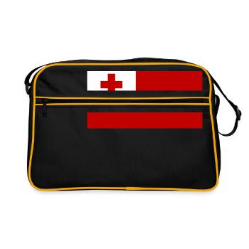 tonga - Sac Retro - noir/or - Devant