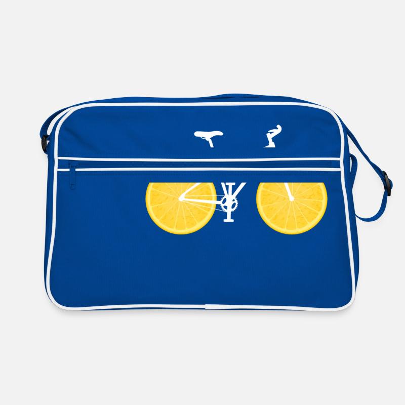 Fruit de vélo citron orange / cadeau Sac Retro