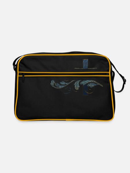 Christ en moi - Sac Retro - noir/or - Devant