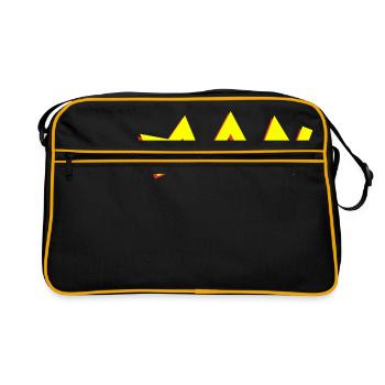 Man - Retro Bag - black/gold - Front