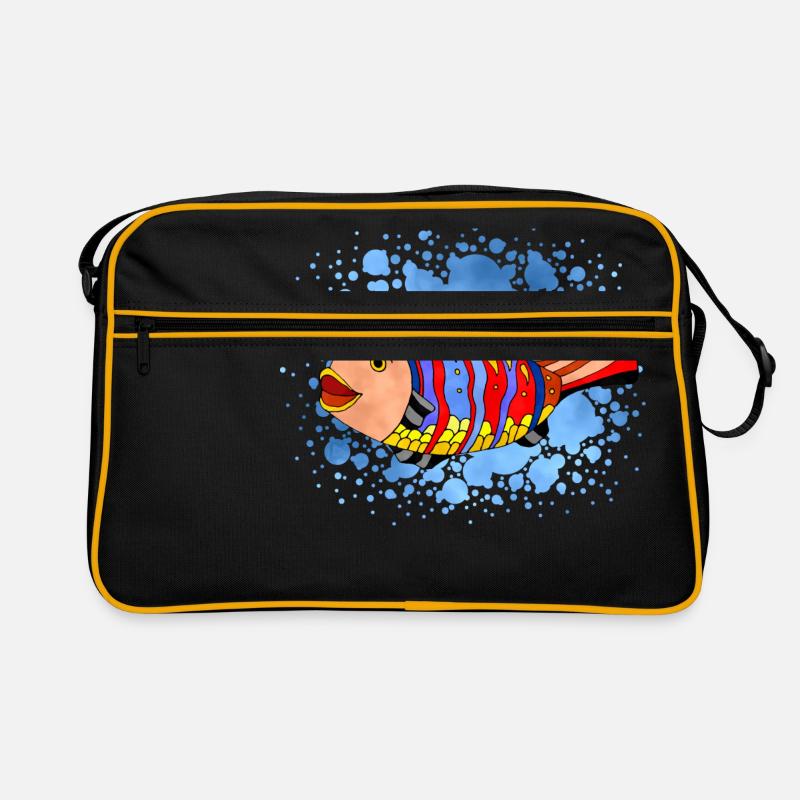 Fisch Retro Tasche