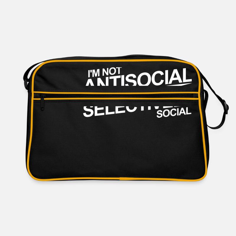 Anti nerd nerd geek cadeau amis relation Sac Retro