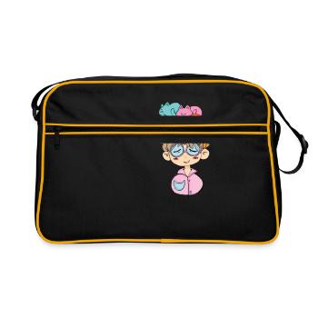 Chats sur la tête, Petscontest - Sac Retro - noir/or - Devant