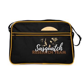 Bigfoot Sasquatch Research Group Search & Find - Retro Bag - black/gold - Front