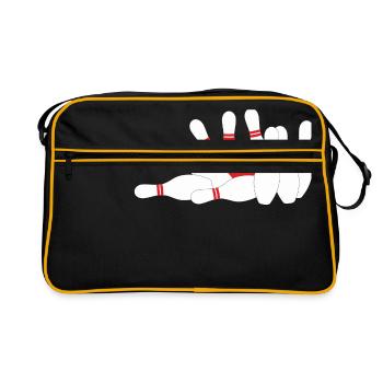 jeu de quilles - Sac Retro - noir/or - Devant