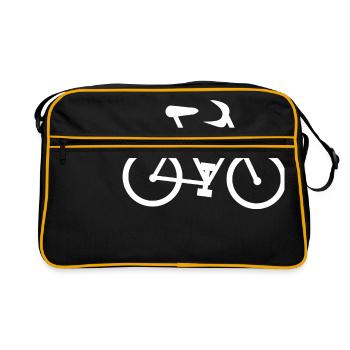 Bike, only bike - Retro Bag - black/gold - Front