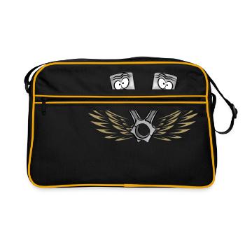 piston - Retro Bag - black/gold - Front