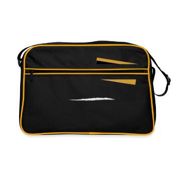 cocaine - Retro Bag - black/gold - Front