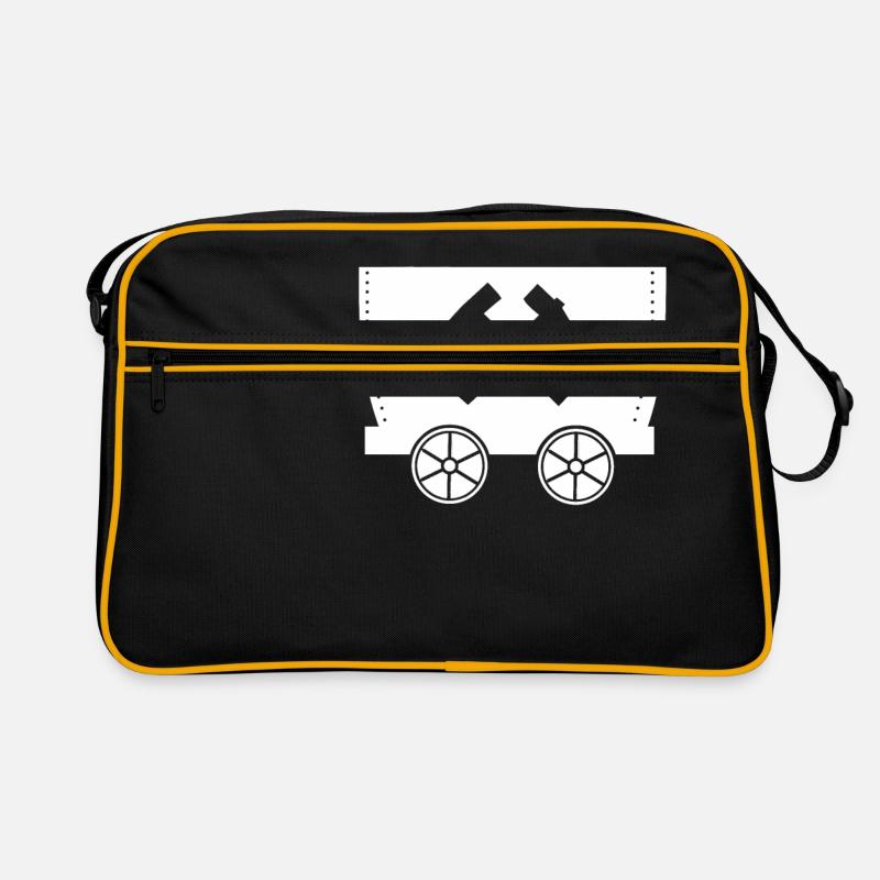 Glück Auf! Logo Schlägel und Eisen Lore Retro Tasche