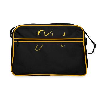 j'adore kiss gold - Sac Retro - noir/or - Devant
