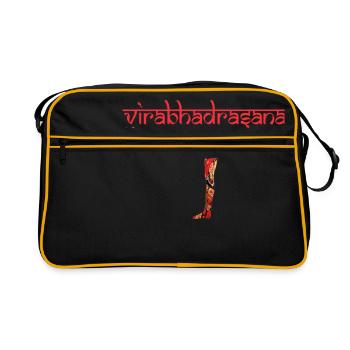 yoga 9 virabhadrasana warrior 3 e 222 - Retro Bag - black/gold - Front