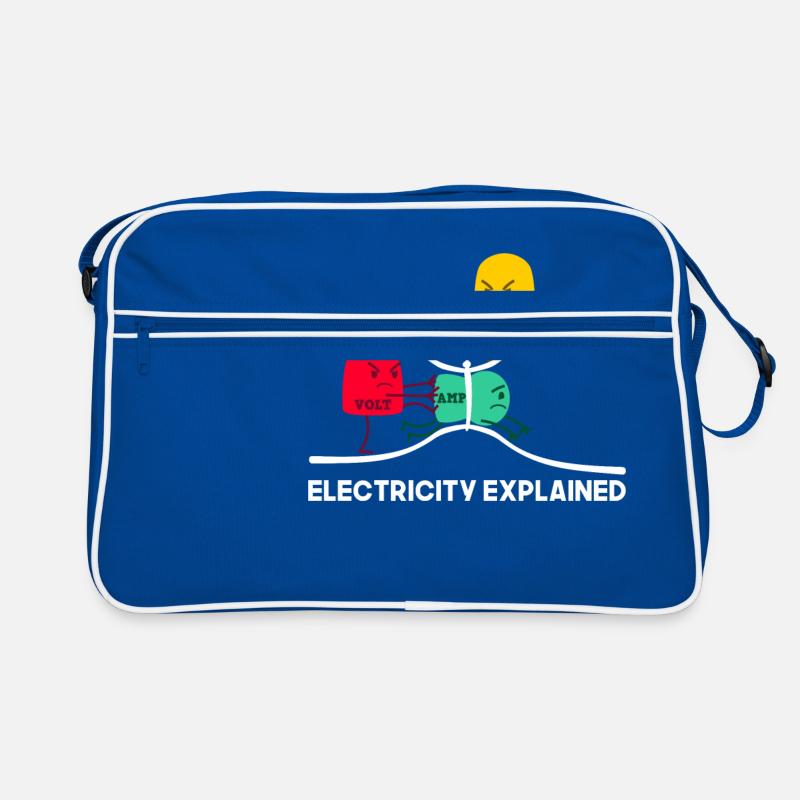 Electricity Explained gift Physics Electrician Retro Bag