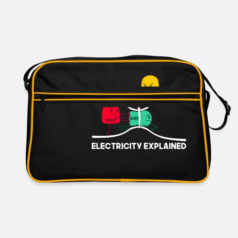 Electricité Explained cadeau physique électricien Sac Retro