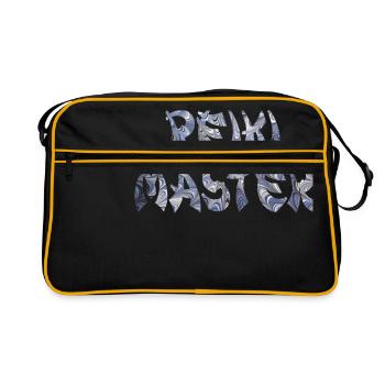 maître reiki e 44 - Sac Retro - noir/or - Devant