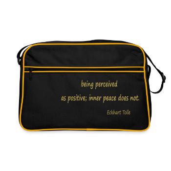 Bonheur - Sac Retro - noir/or - Devant