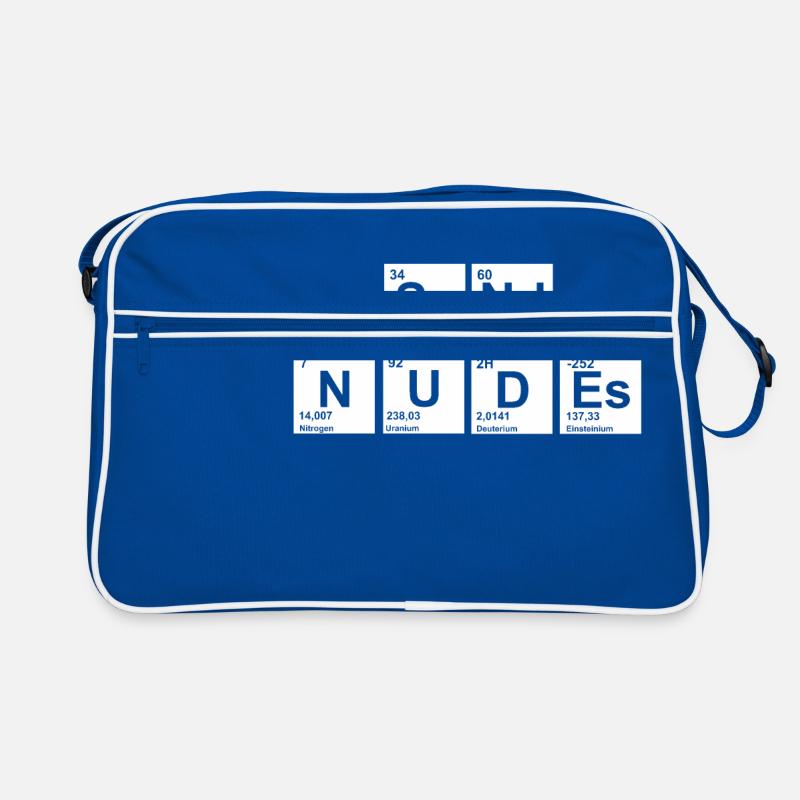 nerdy Send Nudes Retro Tasche