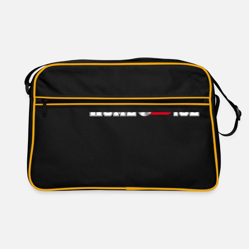 HomeOFFice - Retro Tasche - Schwarz/Gold
